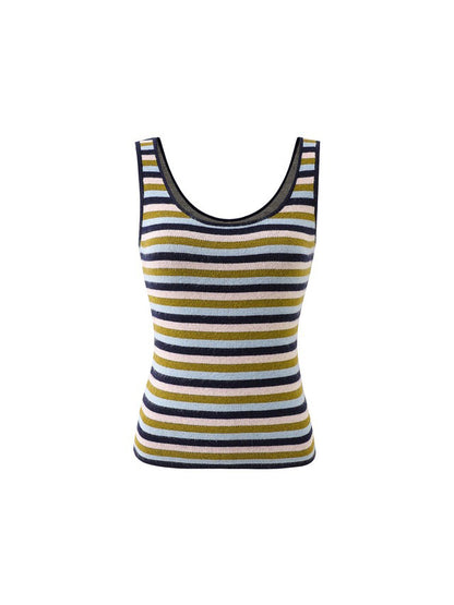 Agapanthe Stripe Sweater Tank