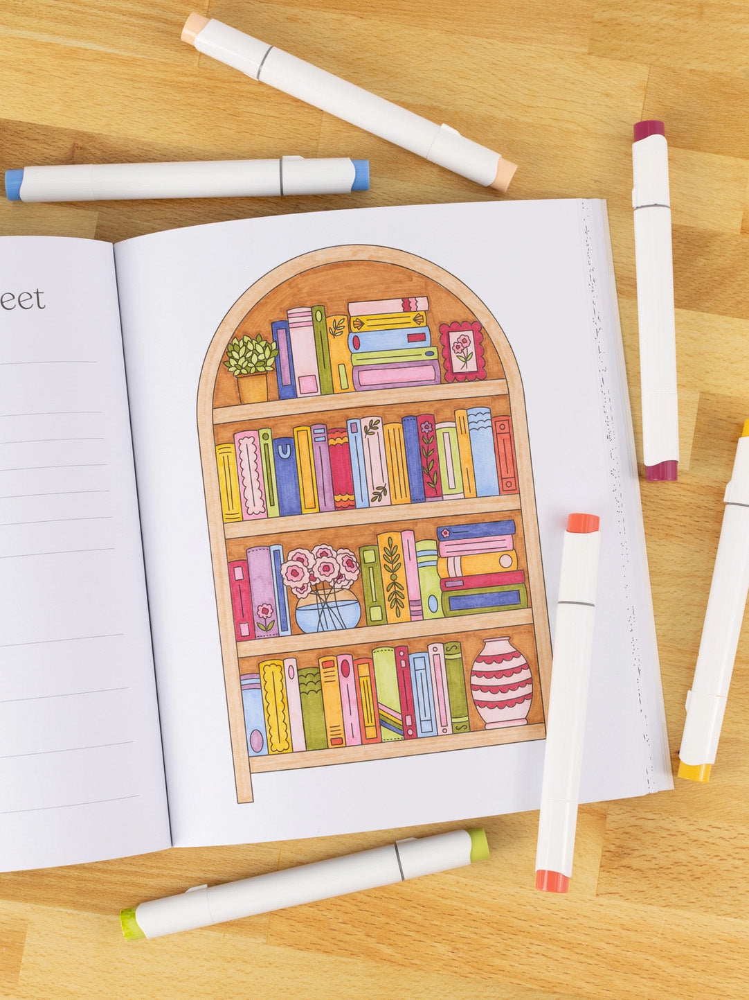 All Booked Up Coloring Book