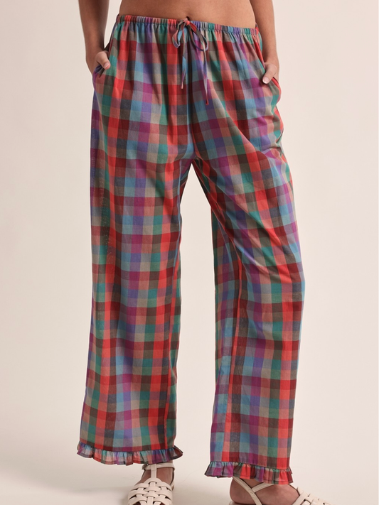 althea plaid pants