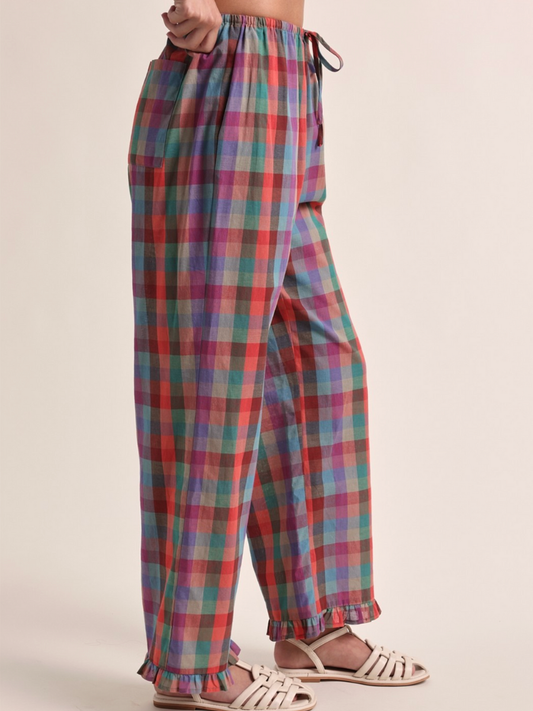 althea plaid pants