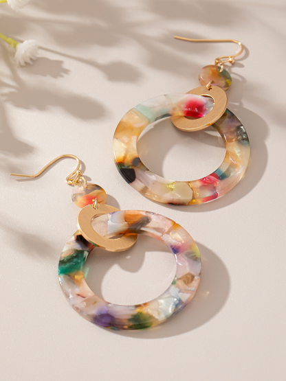 angela multi dangly earrings