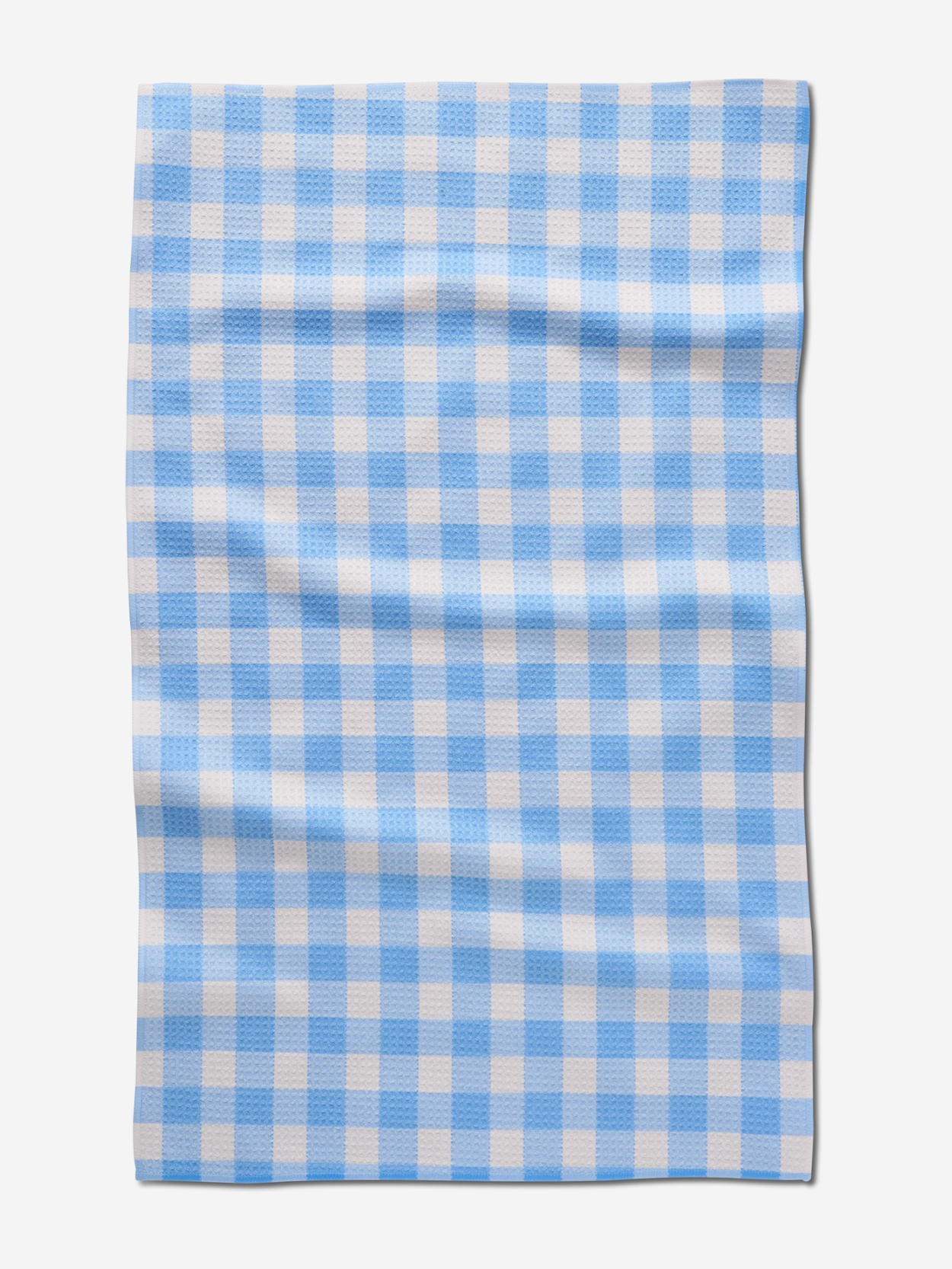 angelic sky gingham tea towel