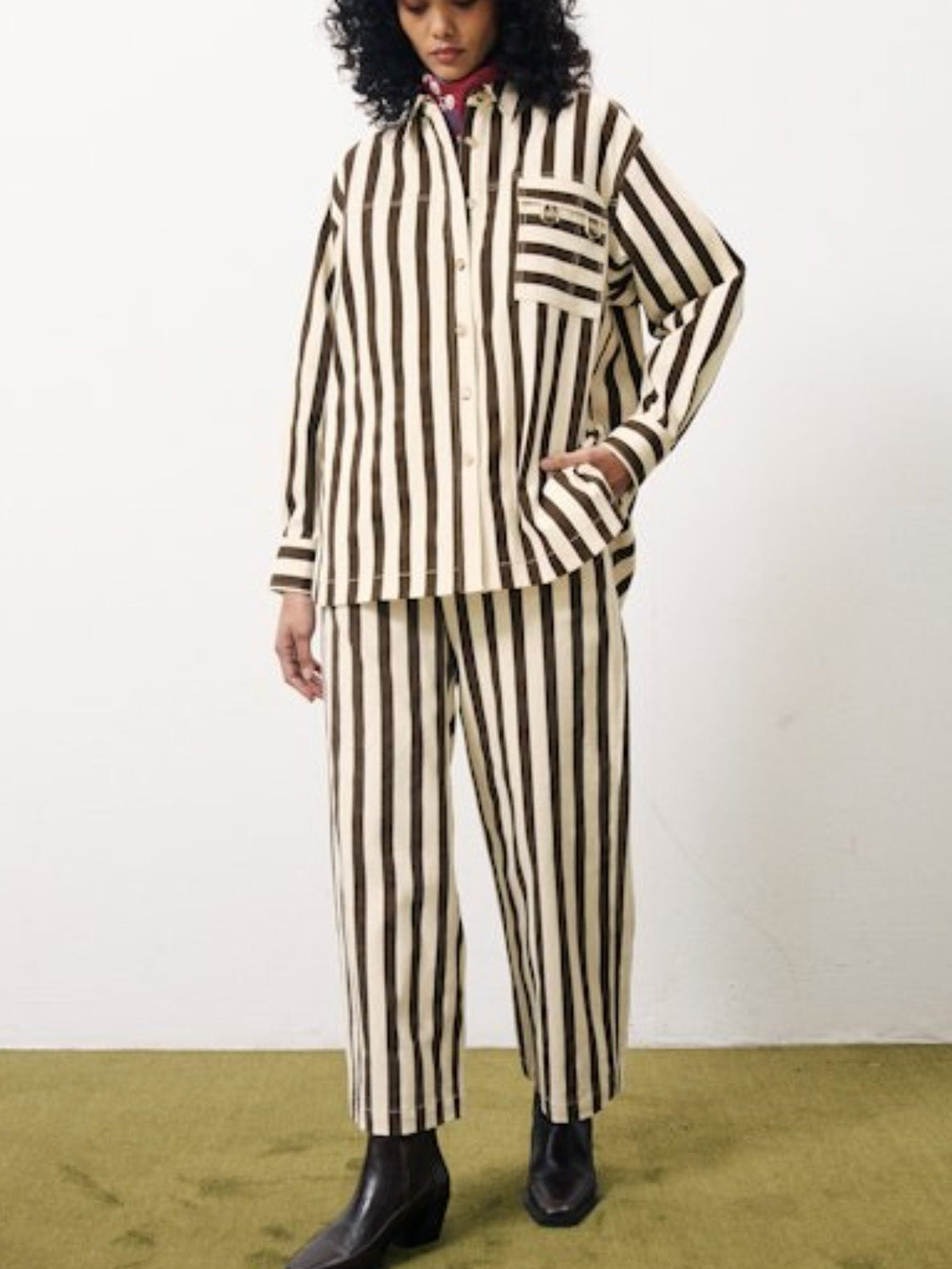 anita striped pants