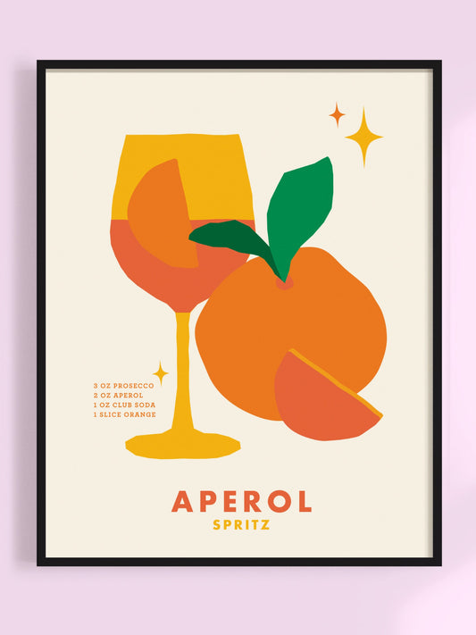 aperol cocktail print