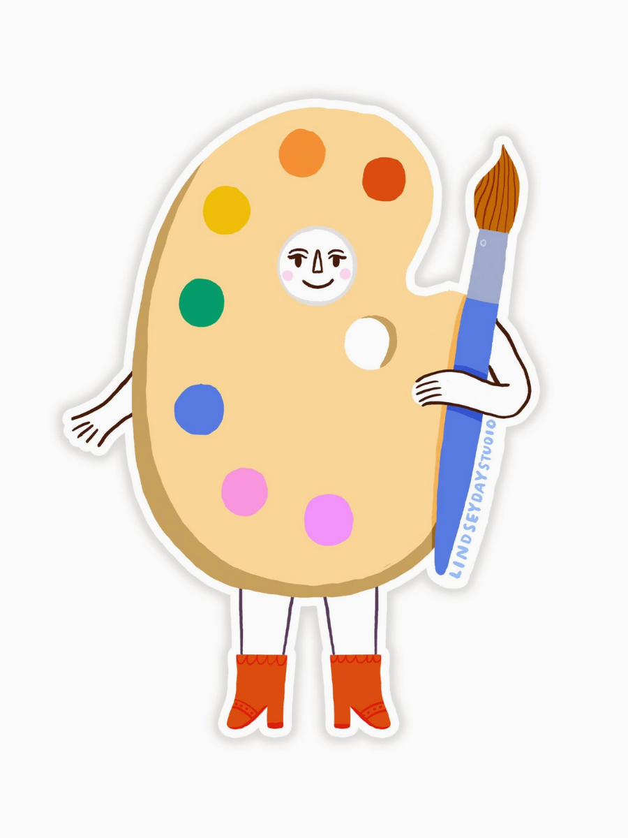 artist friend sticker