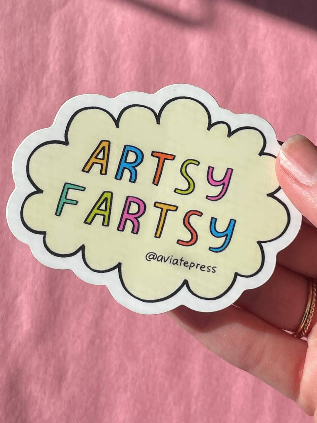 Artsy Fartsy Sticker