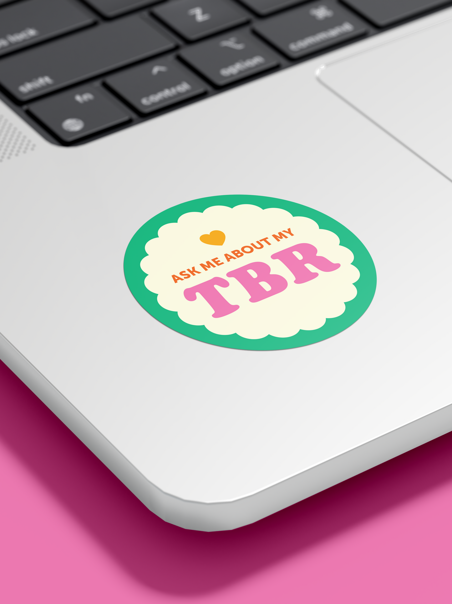 Ask Me About My TBR Sticker