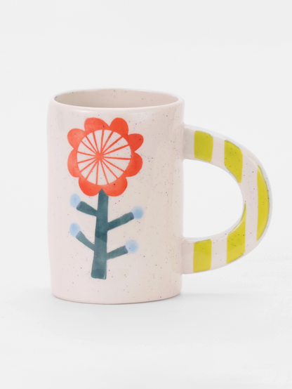 avery hand-painted ceramic mug