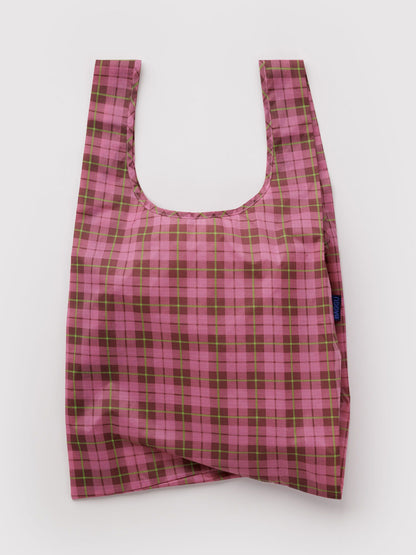 Azalea Pink Tartan Standard Baggu