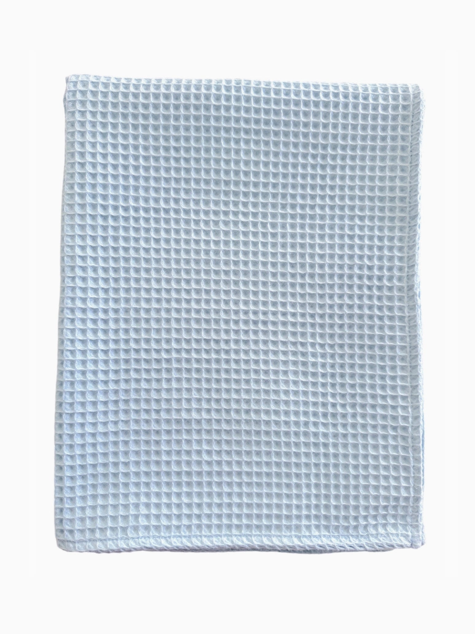 baby blue waffle blanket