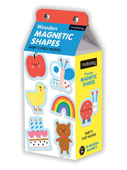 Baby's First Words Wooden Magnetic Shapes