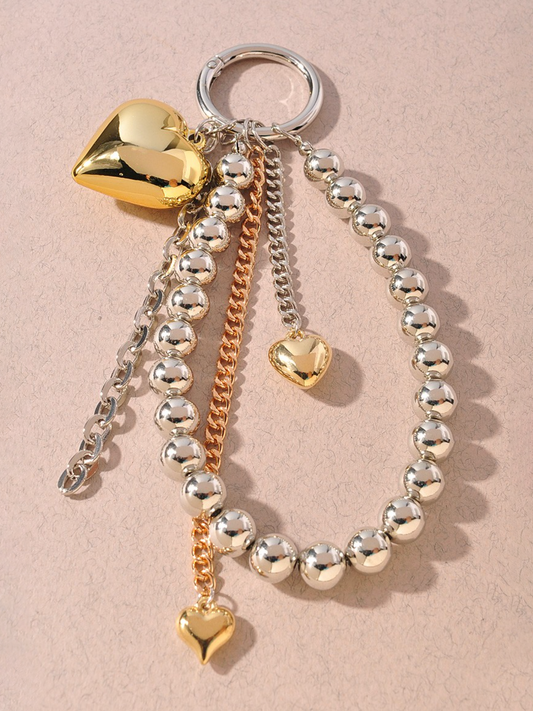 ball chain bag charm