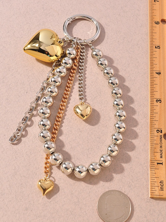 ball chain bag charm
