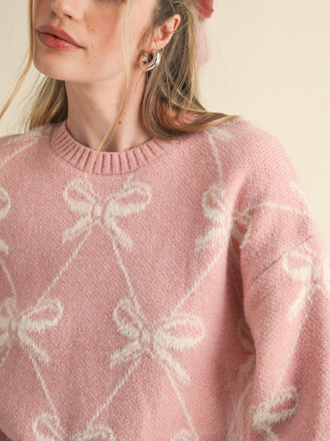 ballerina bow sweater