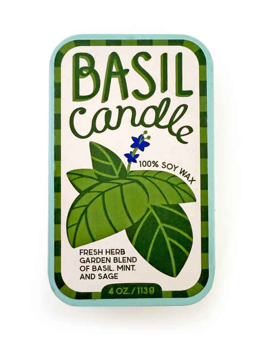 basil soy candle