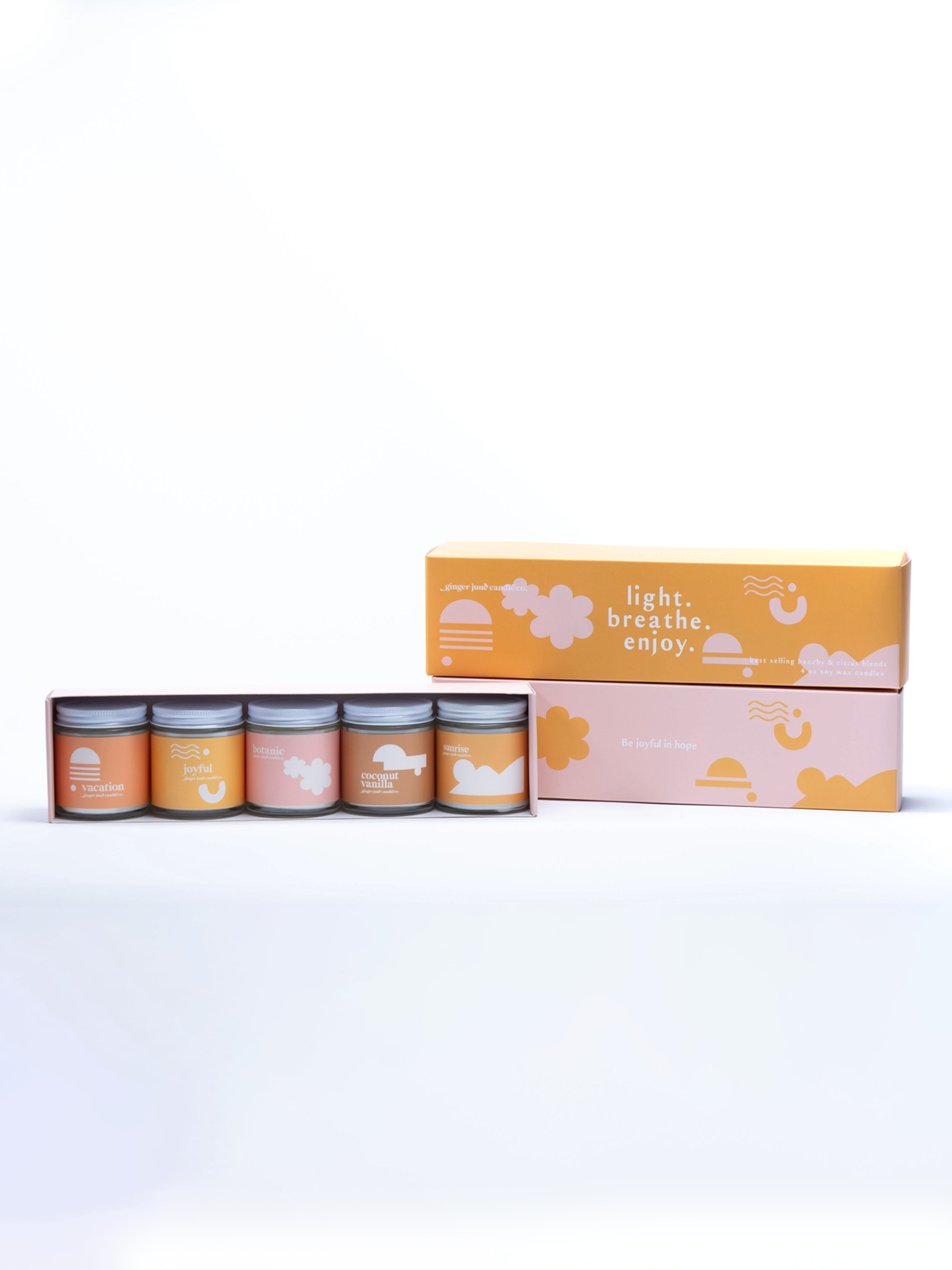beach blend 5 candle set