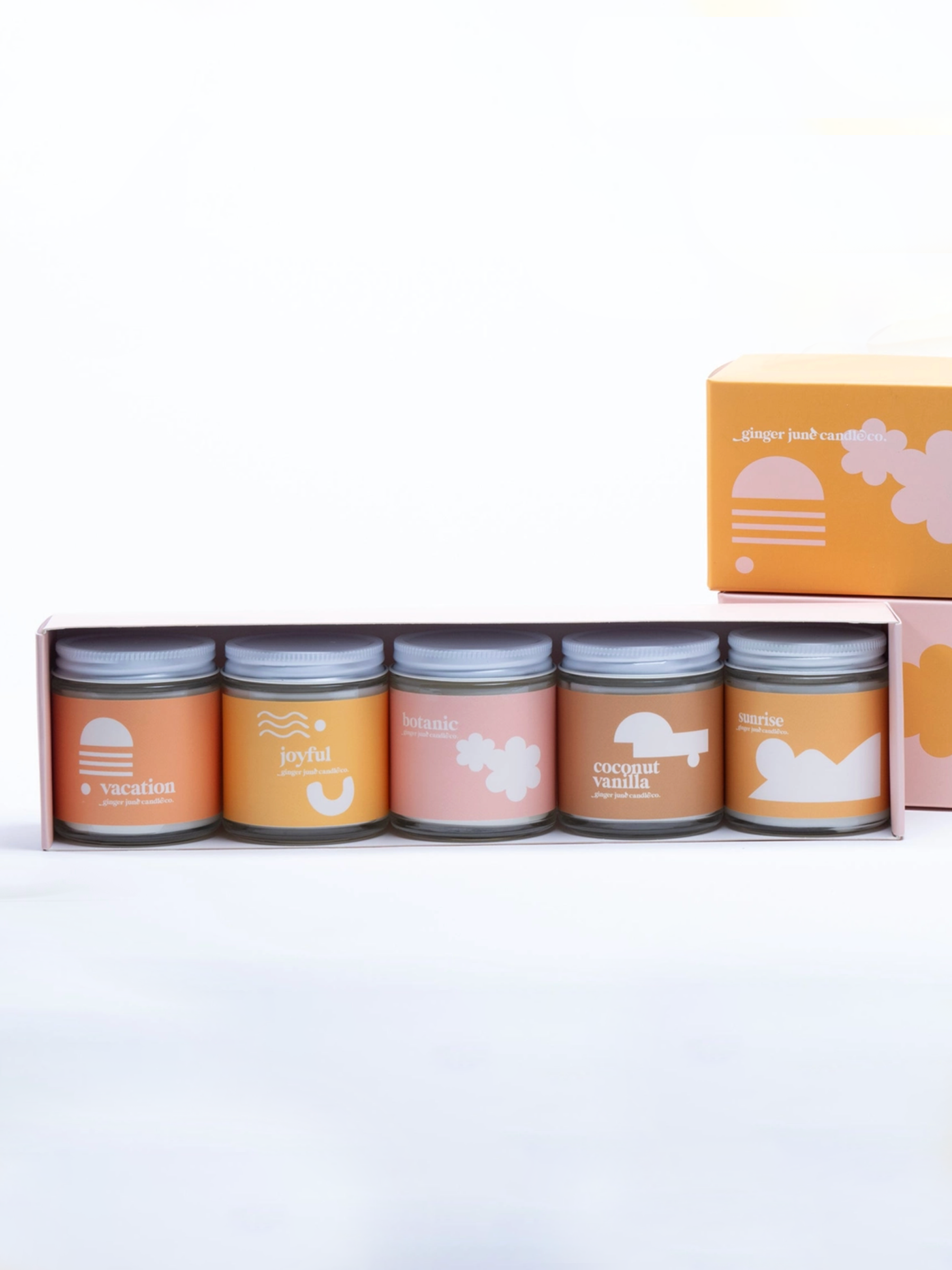 beach blend 5 candle set