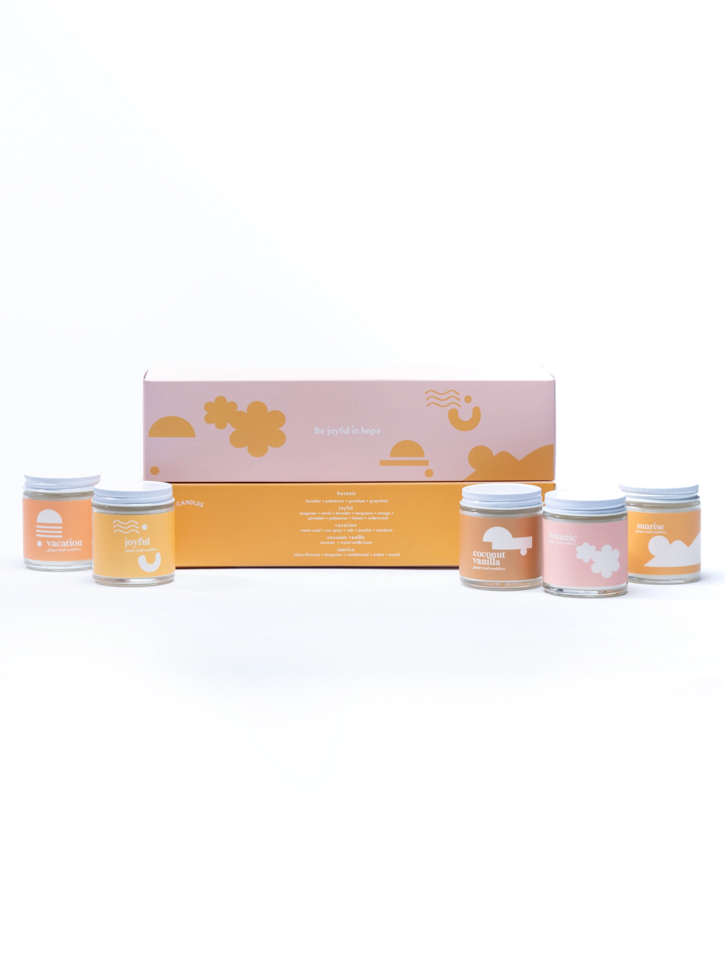 beach blend 5 candle set