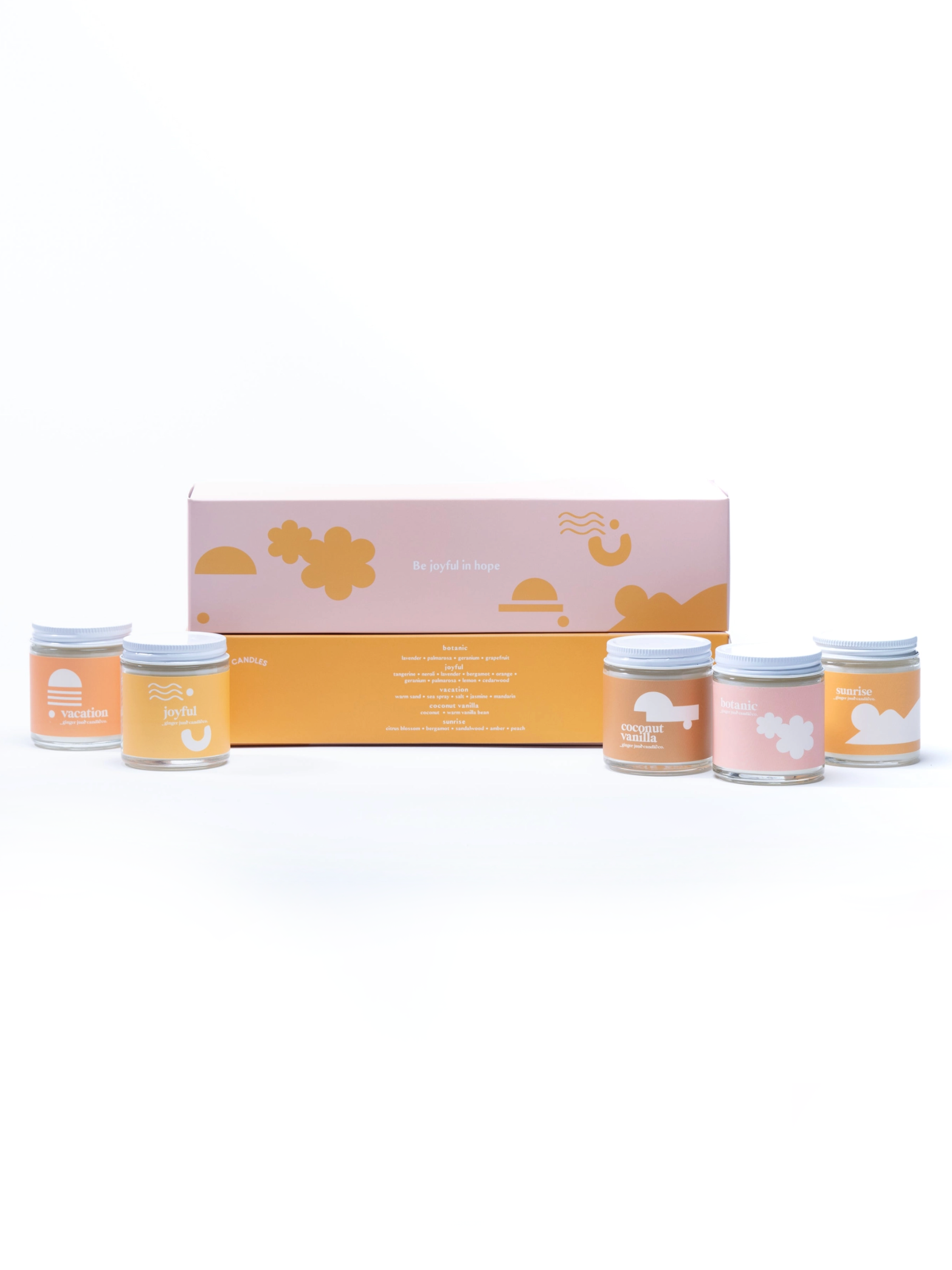beach blend 5 candle set