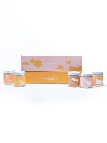 beach blend 5 candle set