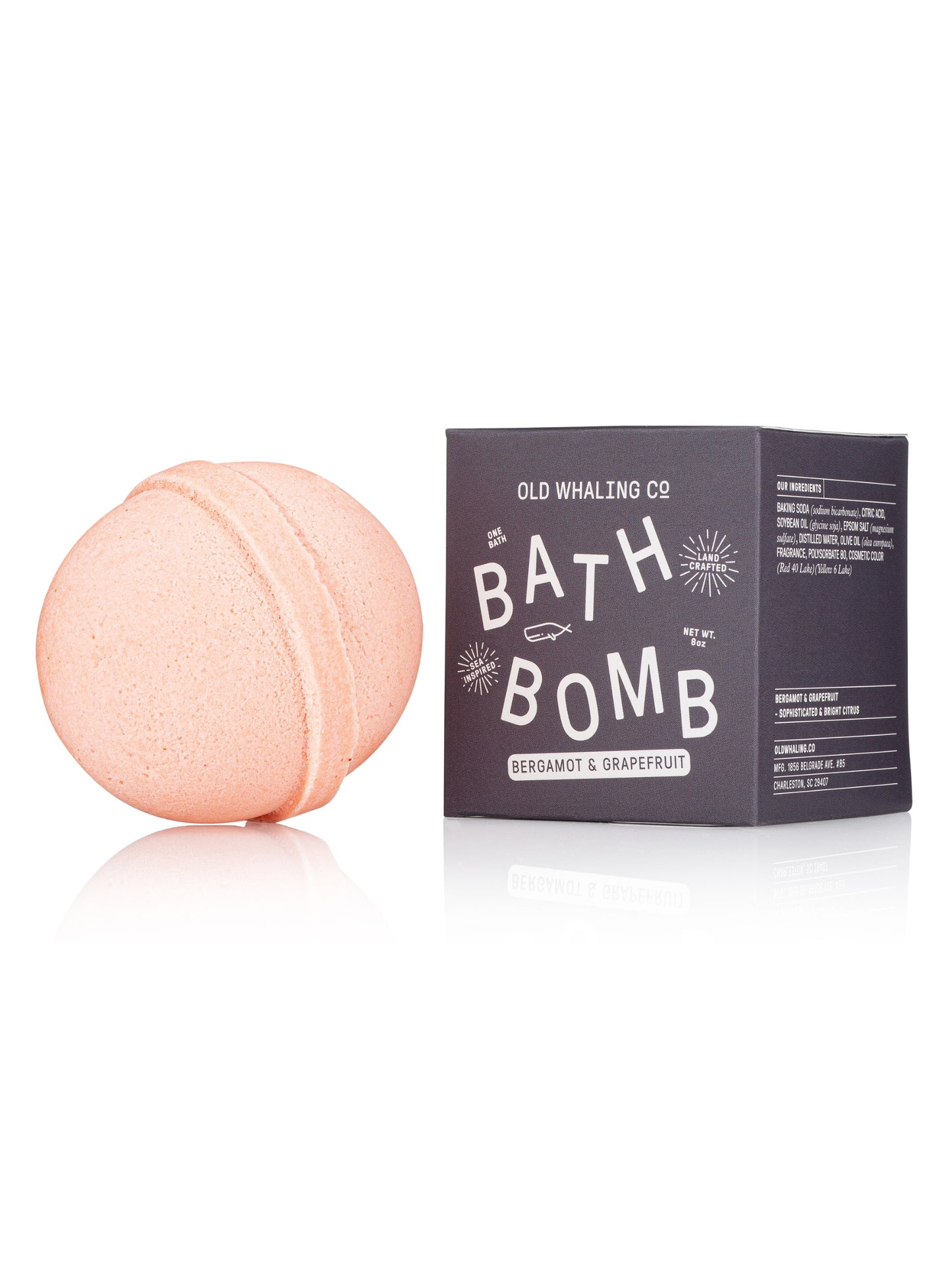 bergamot & grapefruit bath bomb