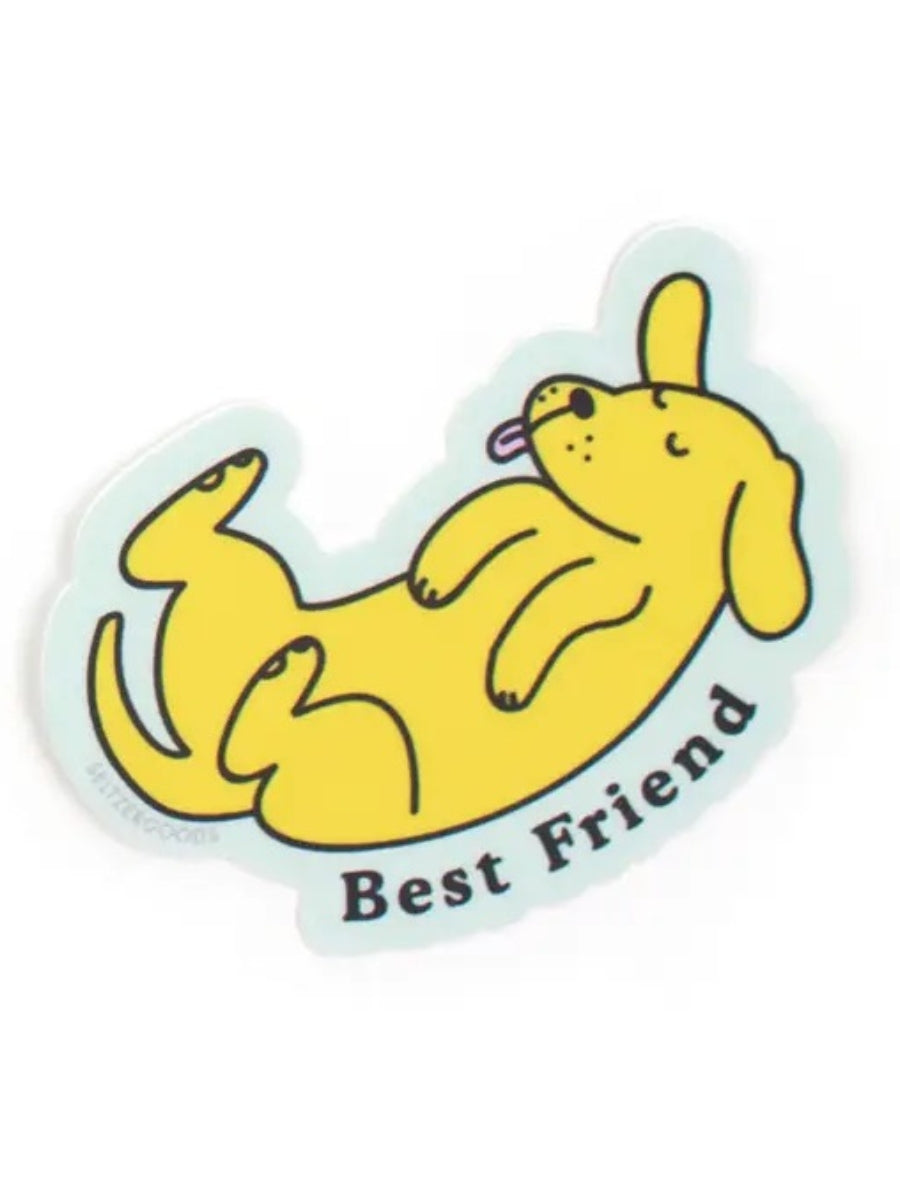 Best Friend Puppy Sticker