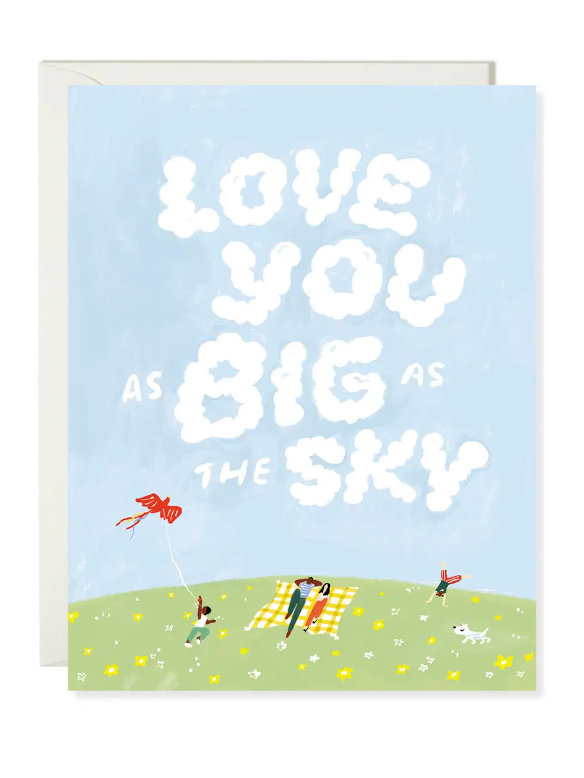 big sky love card