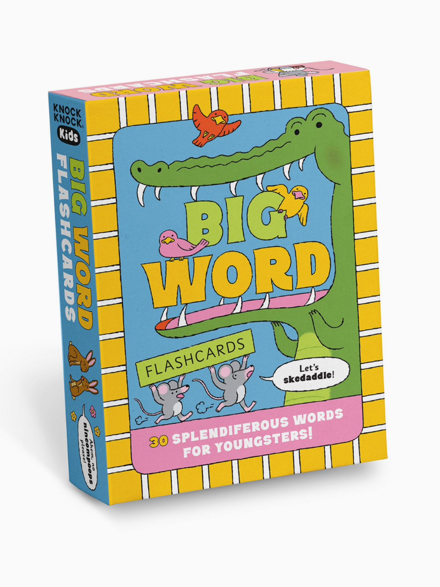 big word flashcards