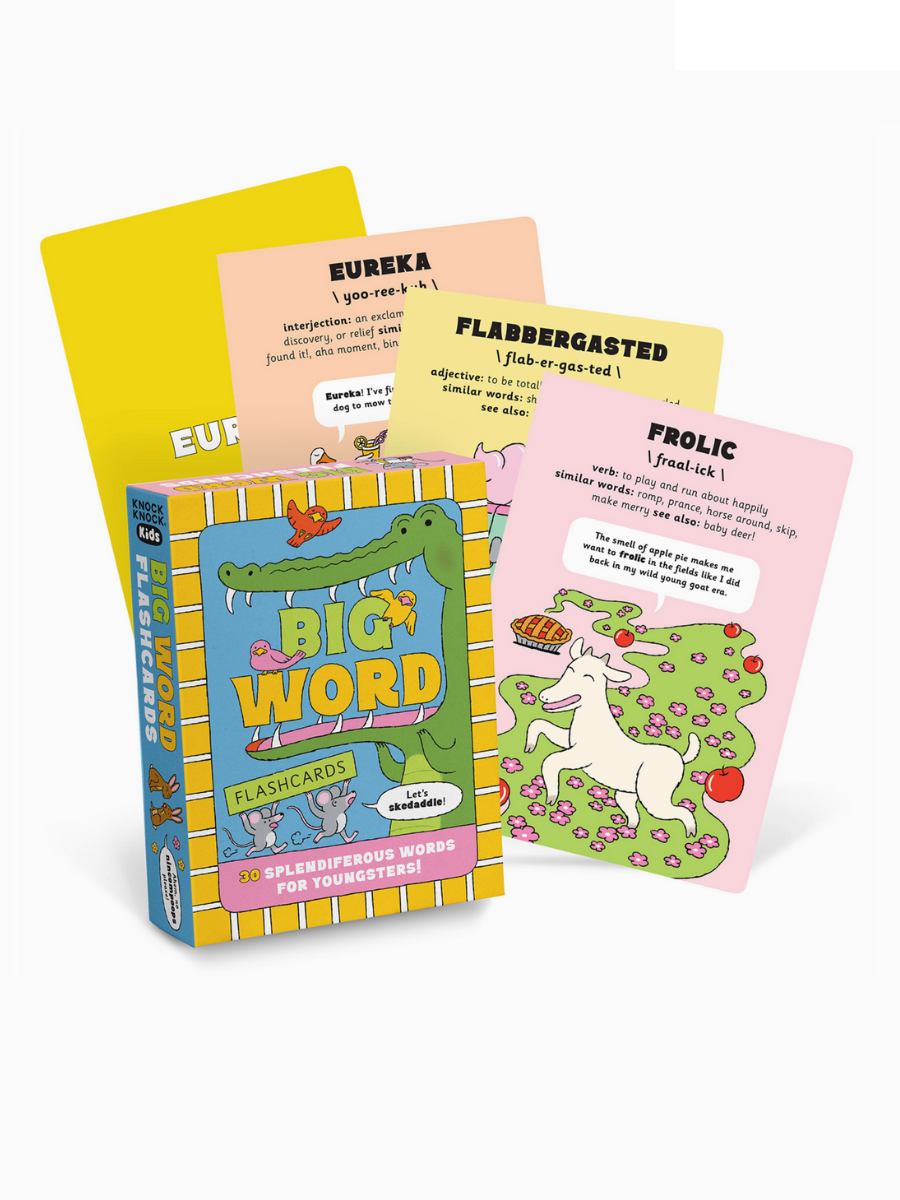 big word flashcards
