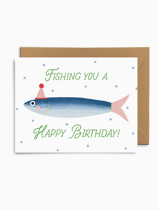 birthday fish card