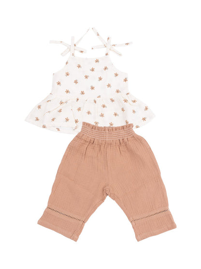 Bitty Blooms Peplum Set