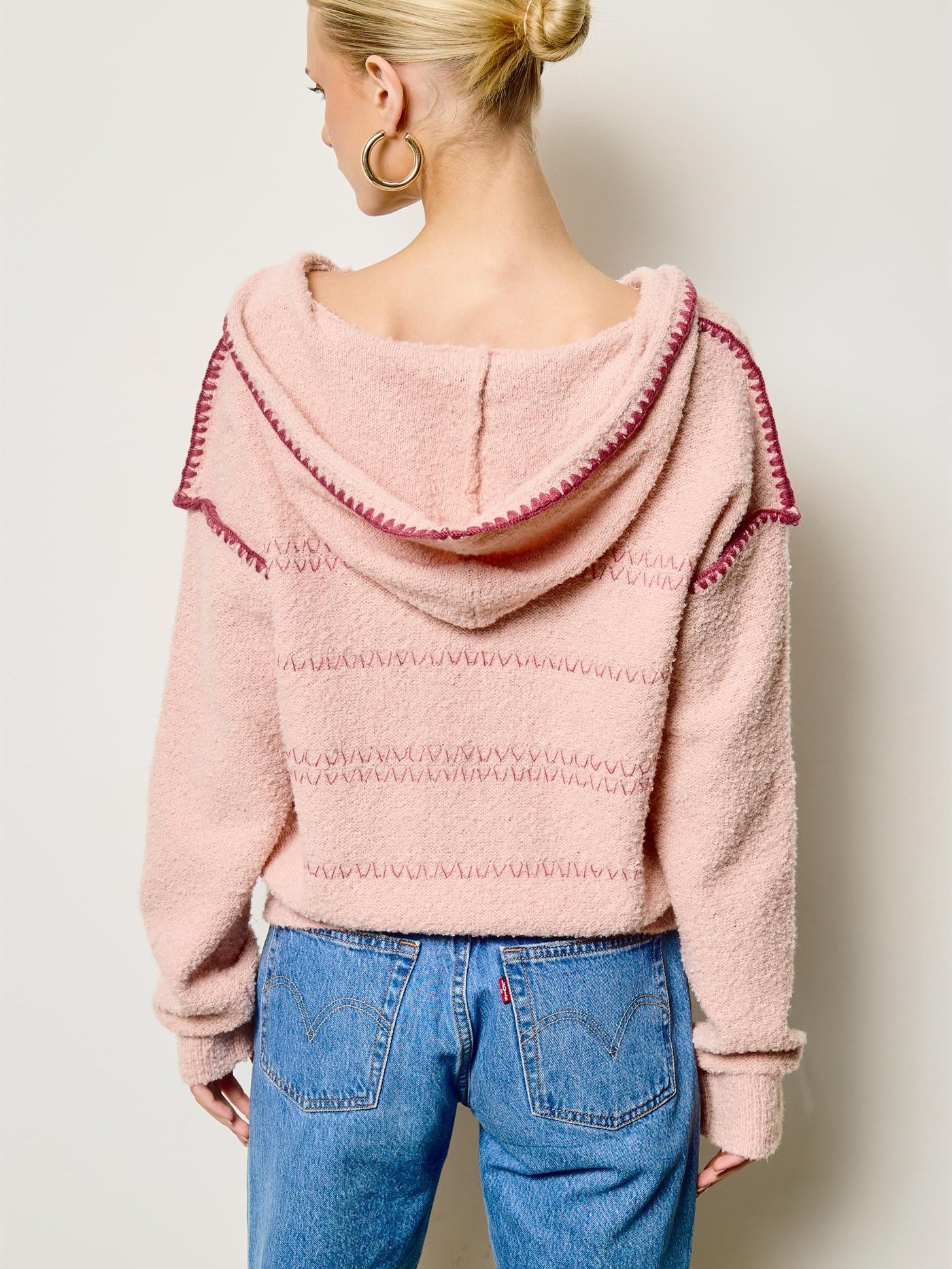Blanche Blanket Stitch Hoodie