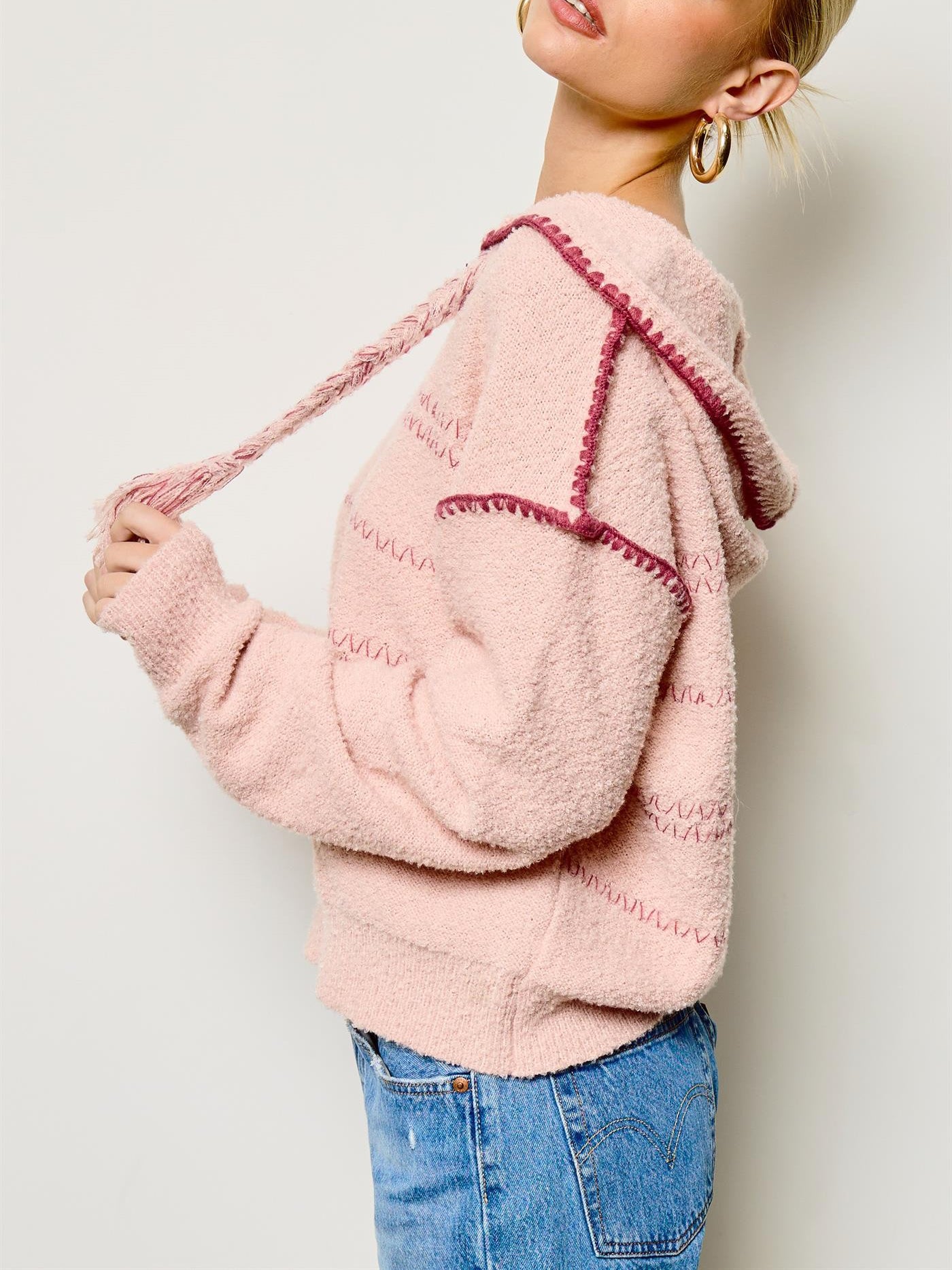 Blanche Blanket Stitch Hoodie