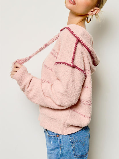 Blanche Blanket Stitch Hoodie