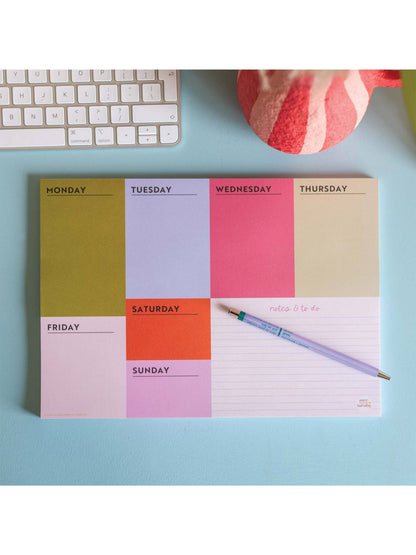 Block My Life Weekly Planner Pad