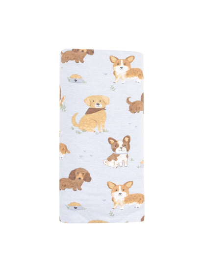 Blue Dog Best Friends Swaddle