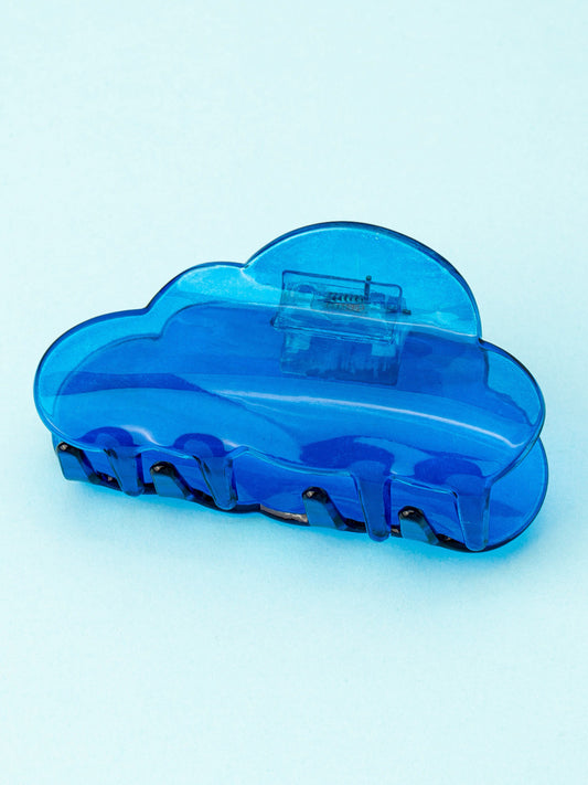 blue cloud hair claw clip