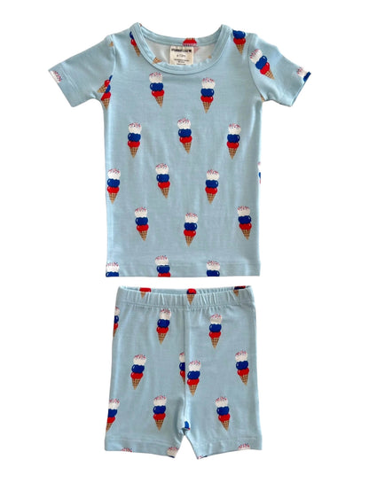 blue ice cream lounge set