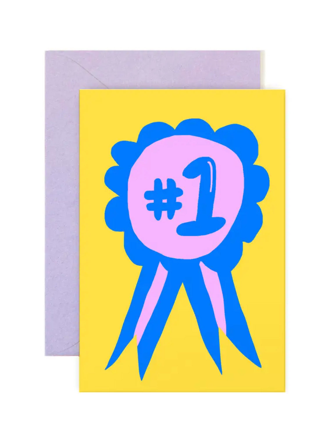 blue ribbon mini card