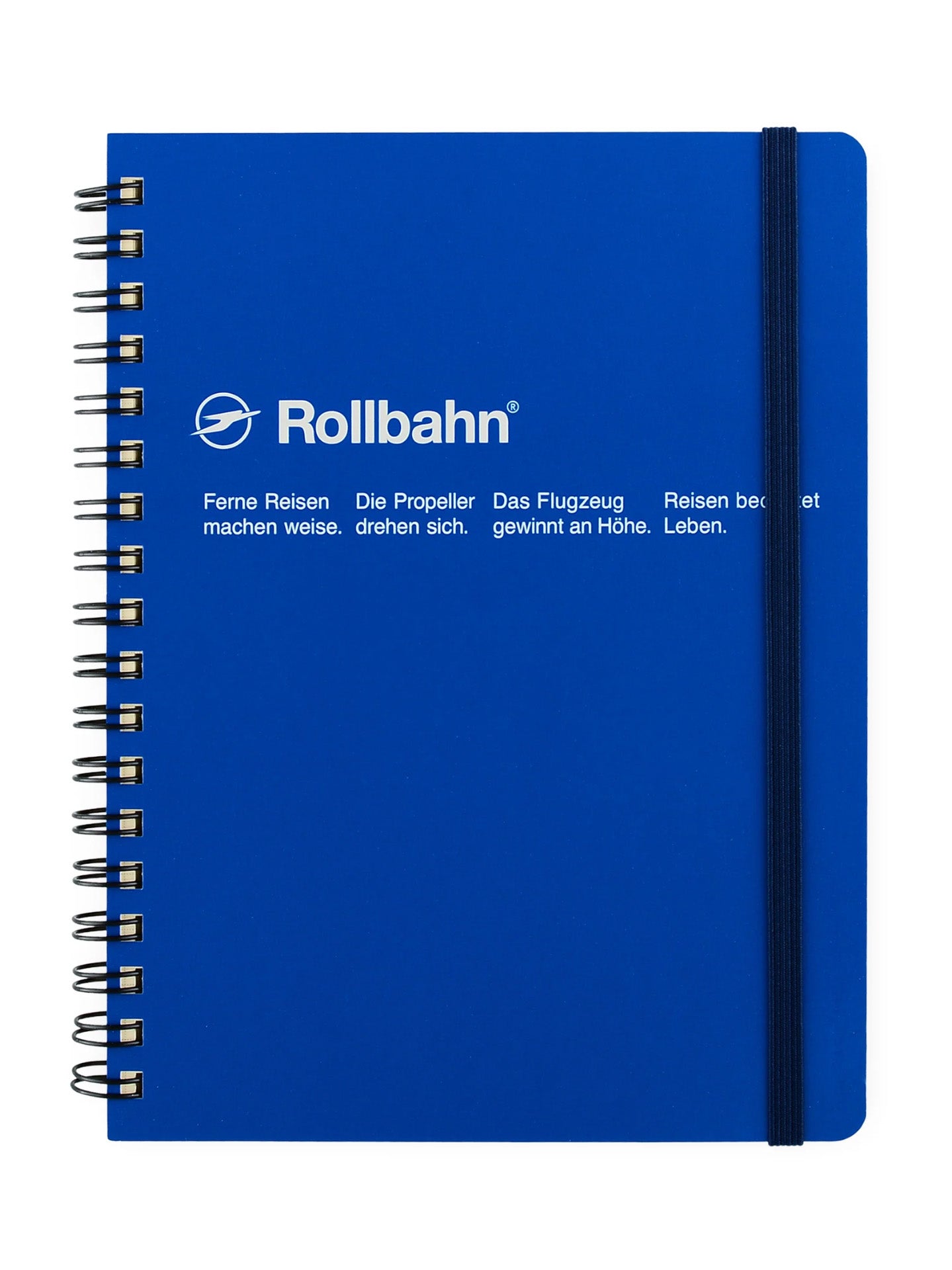 blue rollbahn large spiral notebook