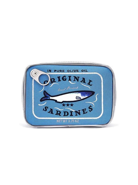 Blue Sardines Can Pouch