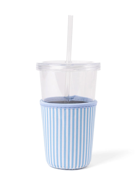 Blue Stripe Drink Sleeve