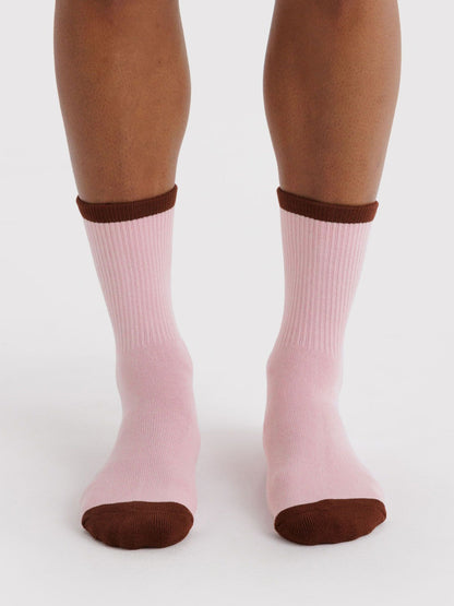 Blush Mix Ribbed Socks
