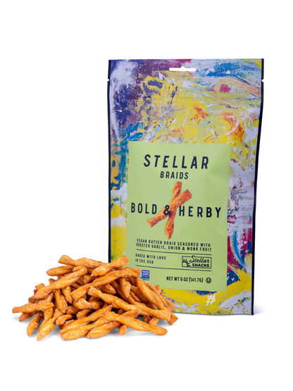 bold & herby stellar pretzel braids