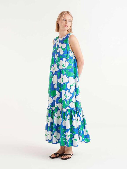 Bold Spring Floral Maxi Dress