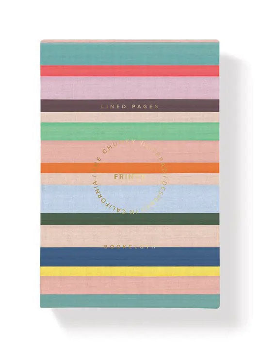 Bold Stripe Bookcloth Notepad