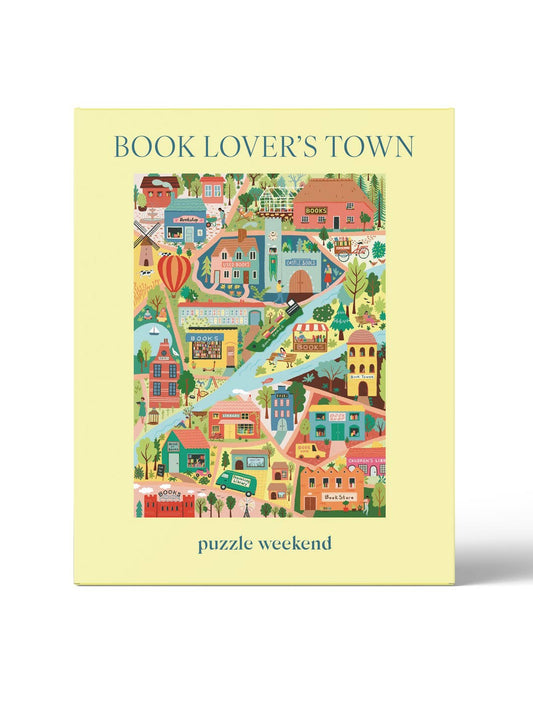 Book Lover's Town Puzzle