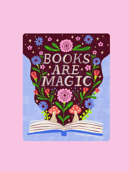 Books Are Magic Sticker