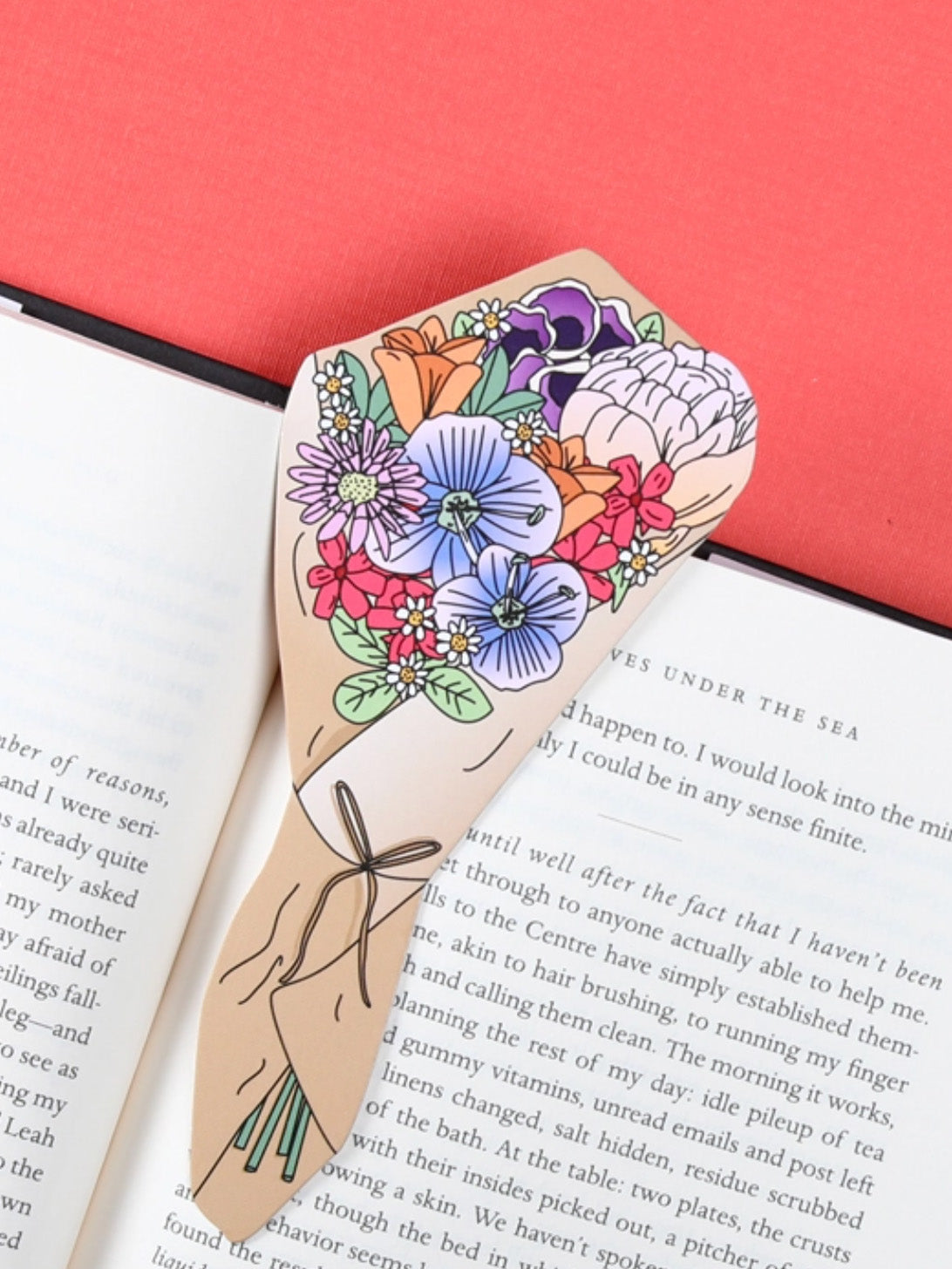 bouquet of flowers bookmark