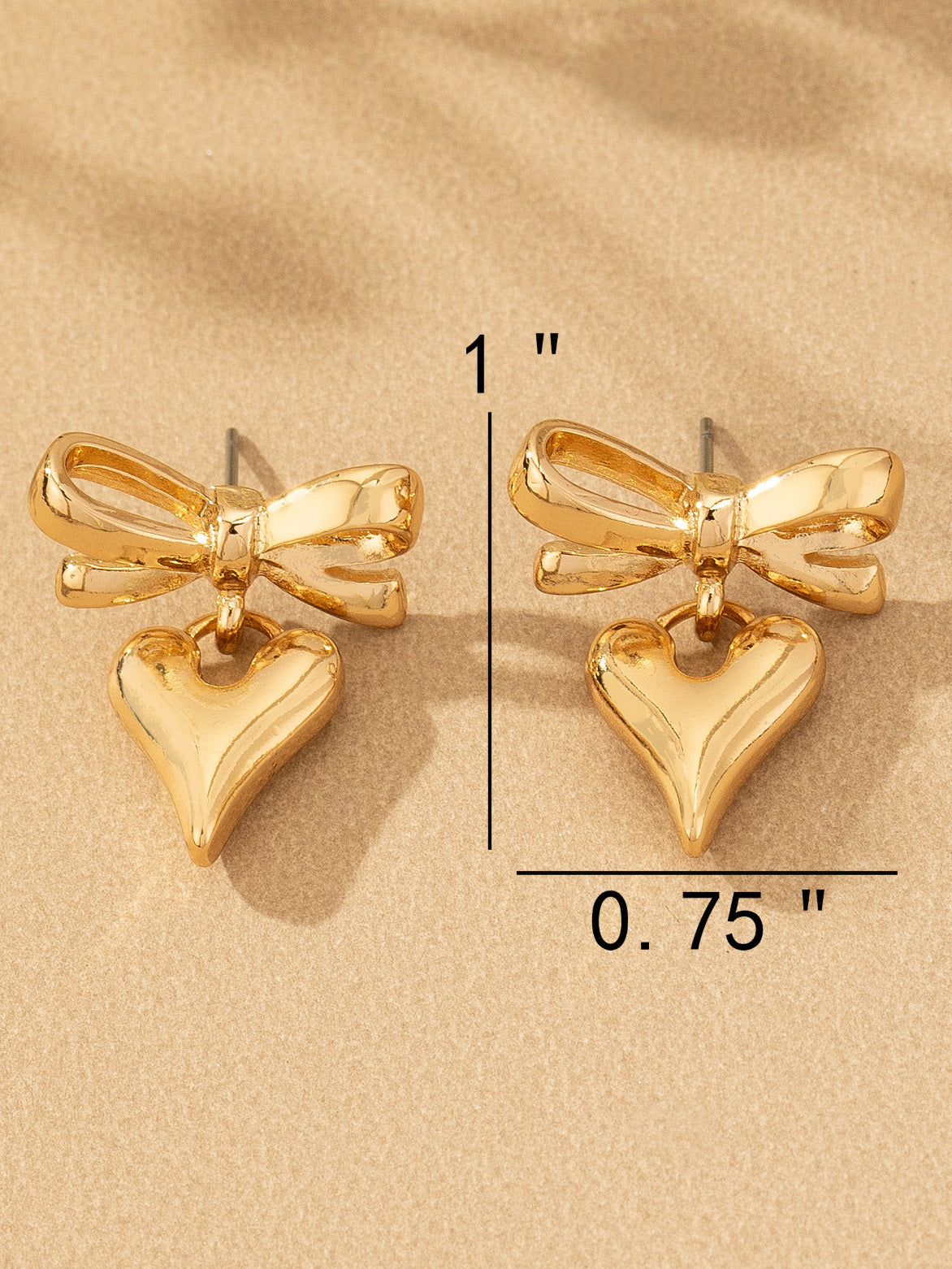 bow love studs